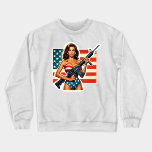 Pinup Girl Crewneck Sweatshirt